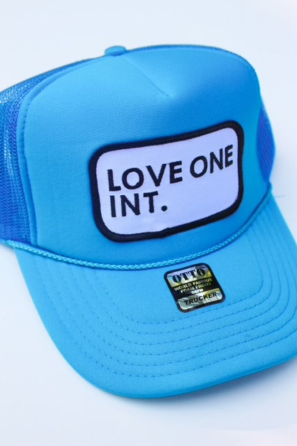 Patch Trucker Hat - Blue