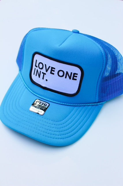 Patch Trucker Hat - Blue
