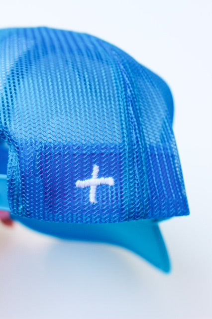 Patch Trucker Hat - Blue