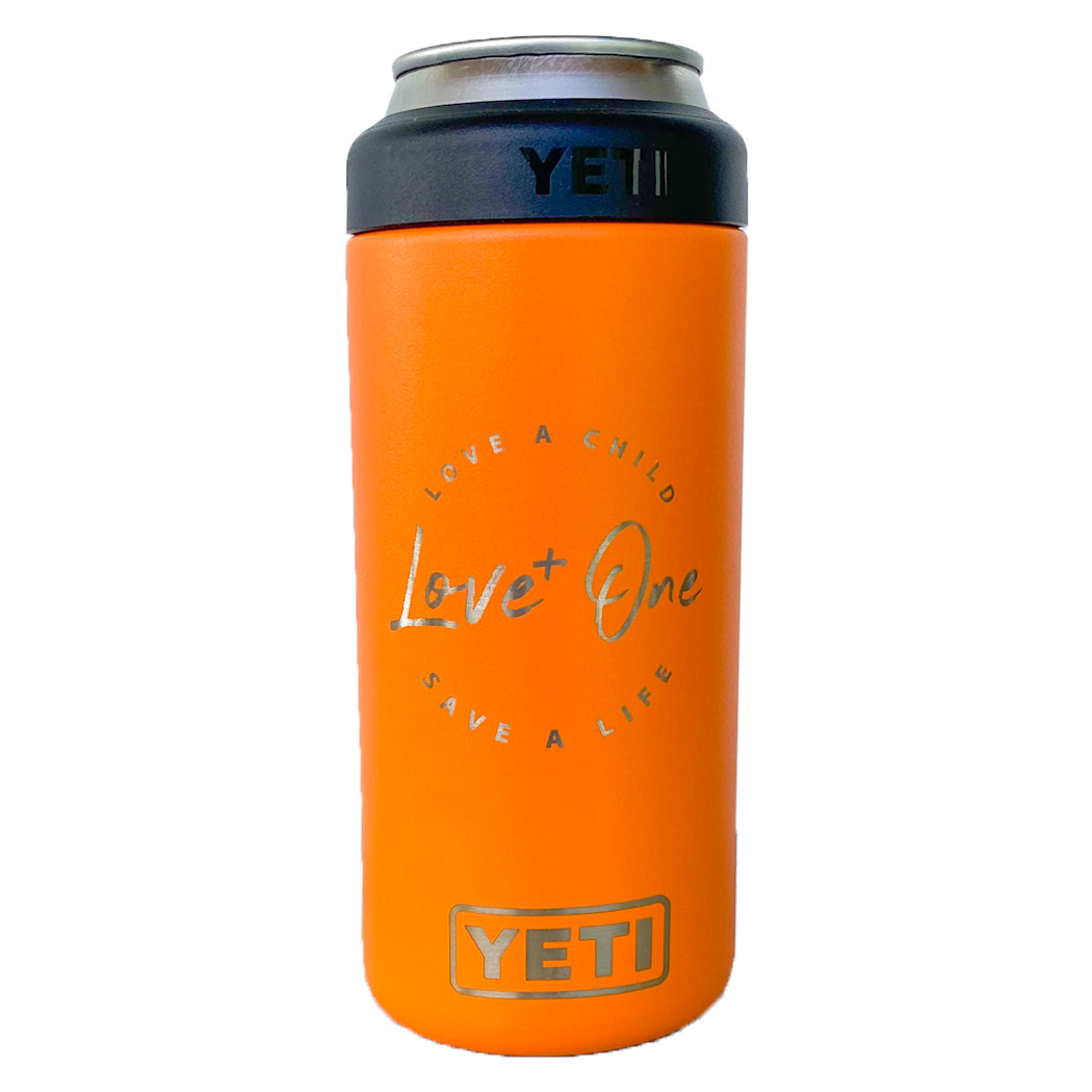 Yeti Rambler 12 oz Colster Slim Can Insulator King Crab Orange – Love One  Store