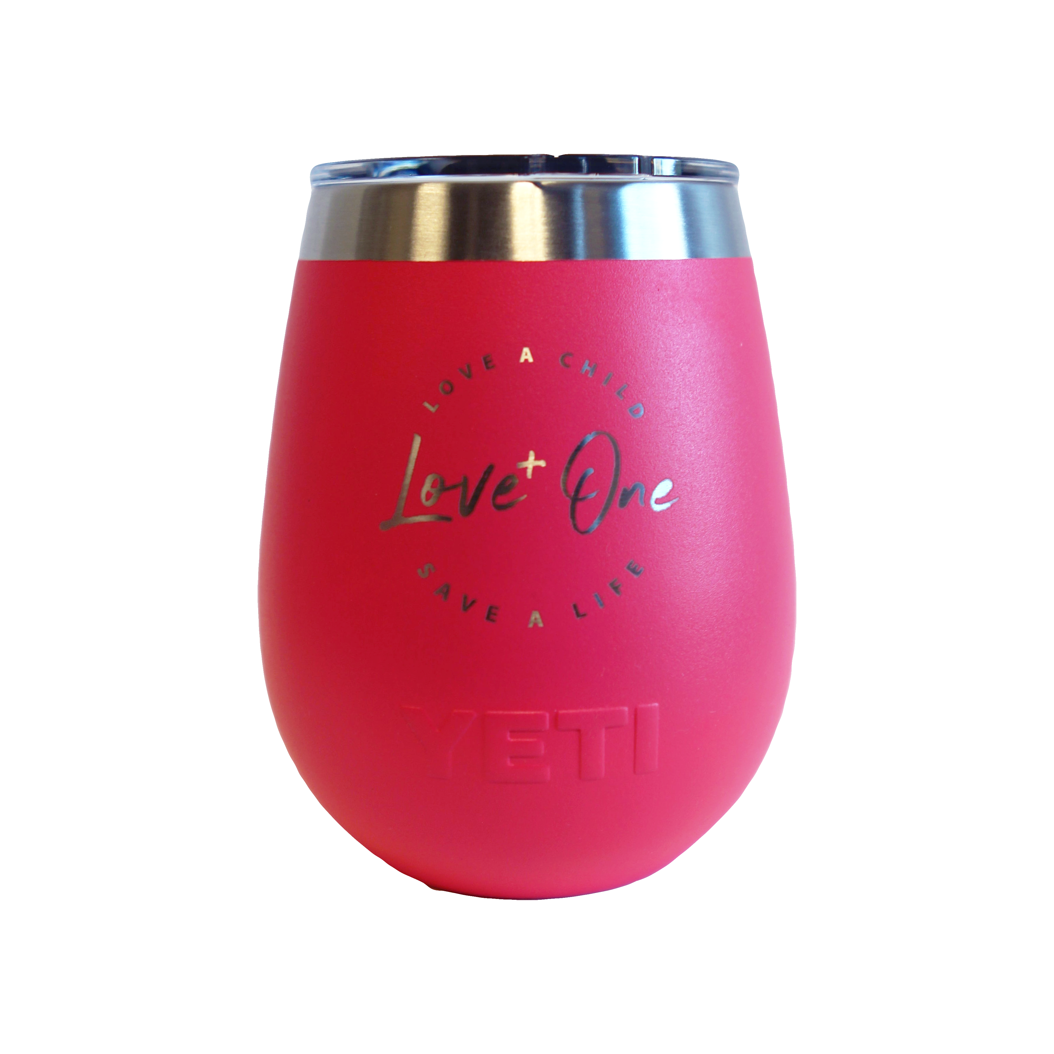 YETI Rambler® Wine Tumbler with Magslider Lid™, 10 oz., Bimini Pink