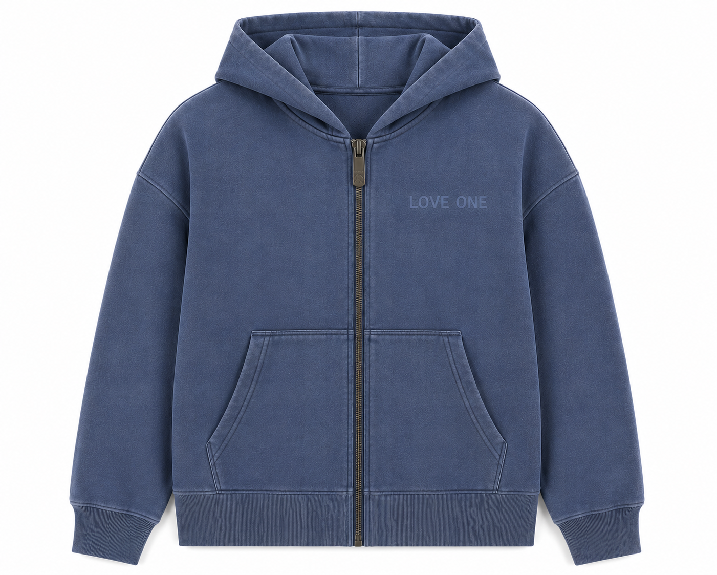 Butter Zip Up Hoodie - Navy