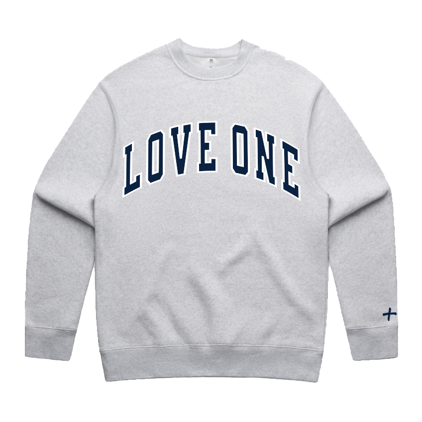 Love One International Embroidered Crewneck