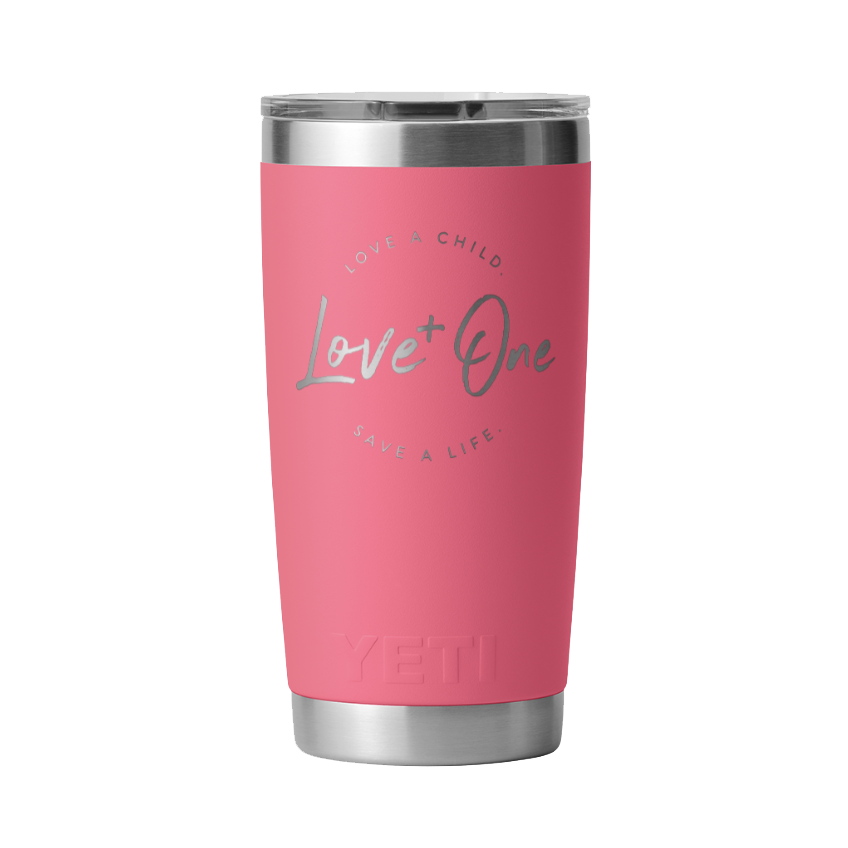Yeti Rambler 20 oz Tumbler Tropic Pink