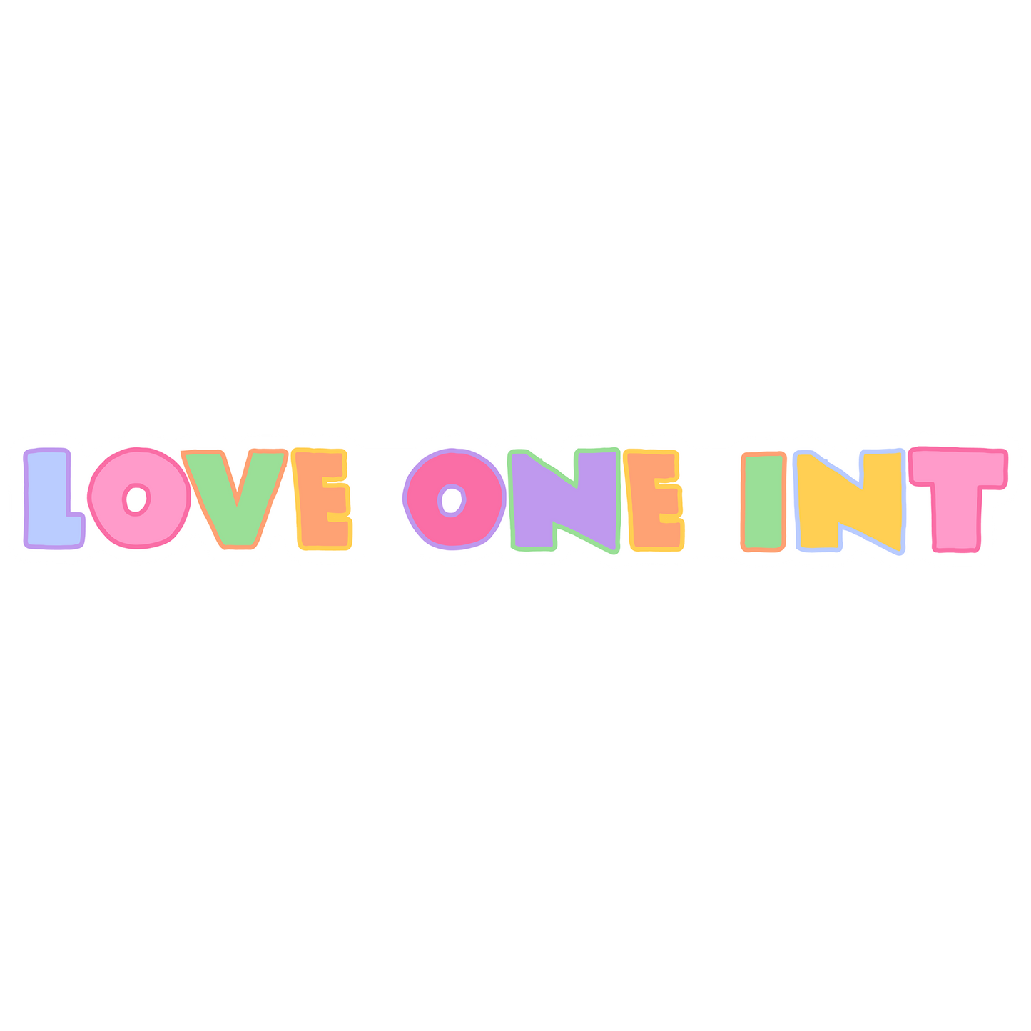 Love One Int Sticker