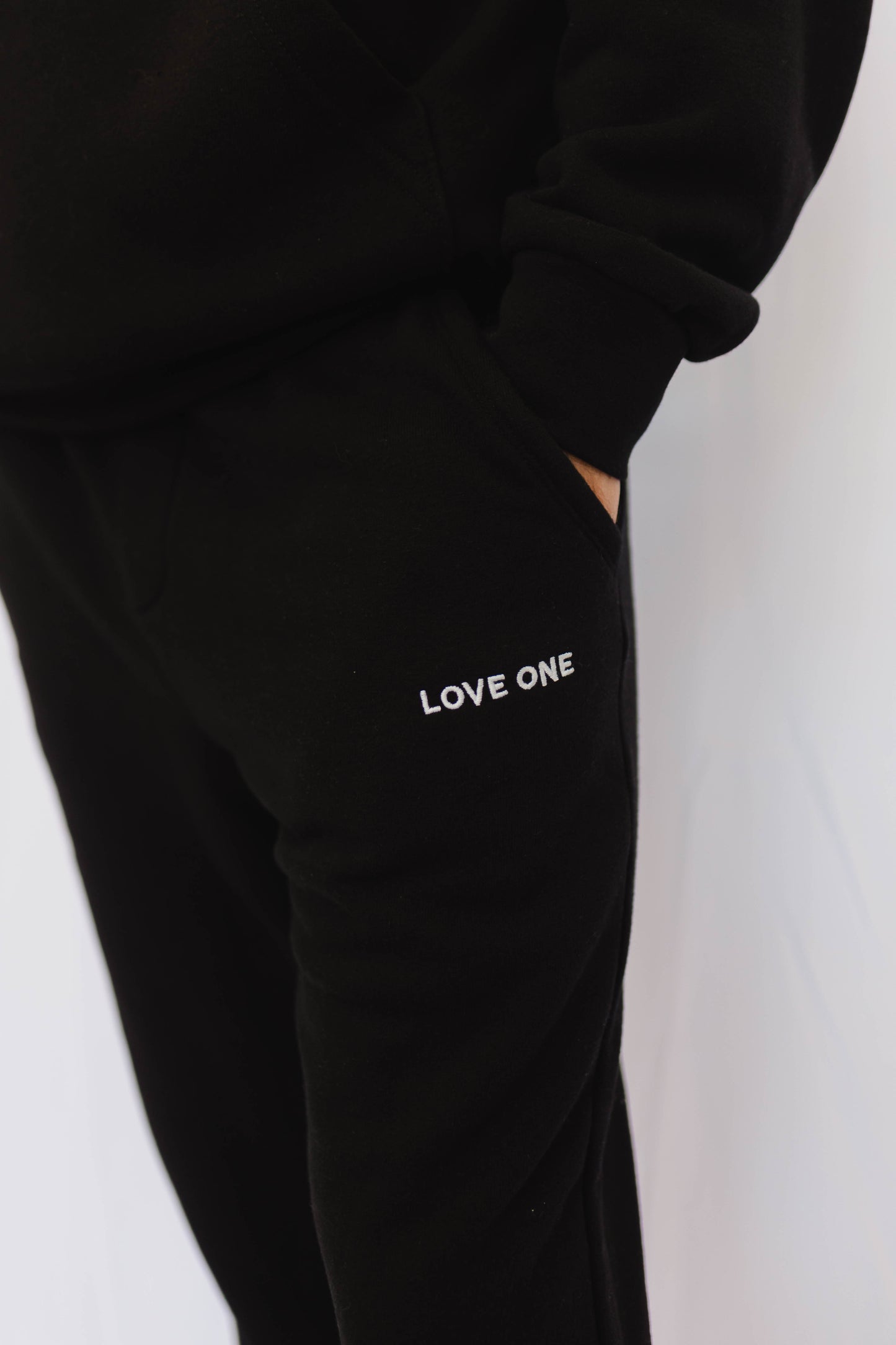 Tribe Kelley Black Drawstring Joggers