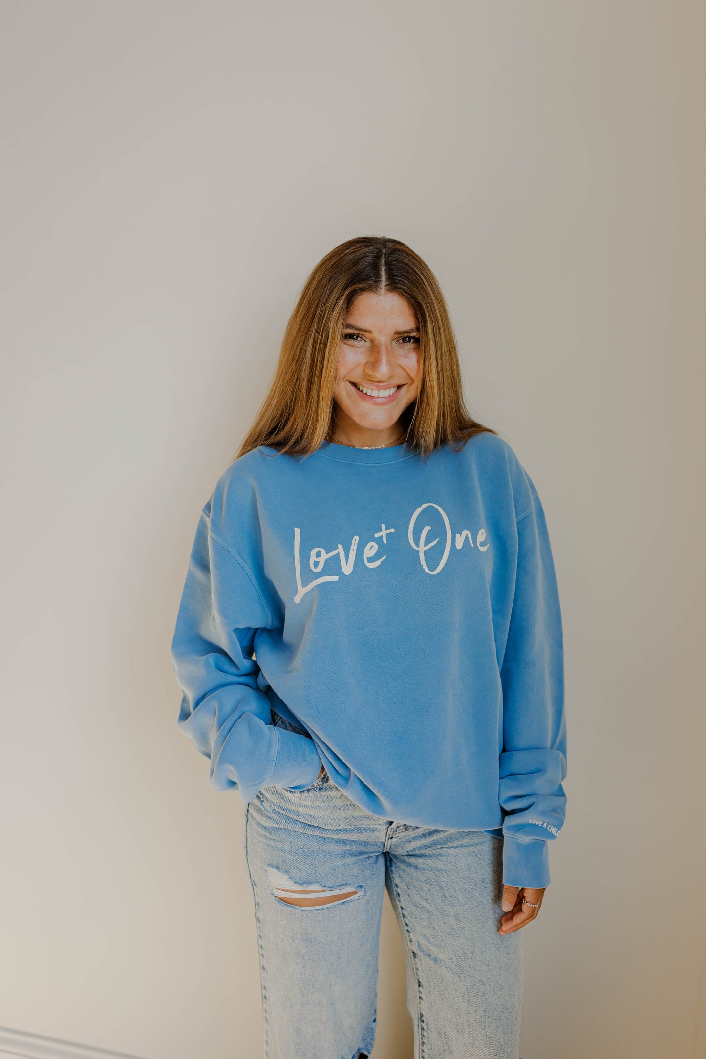 Sky Blue Crew Sweatshirt