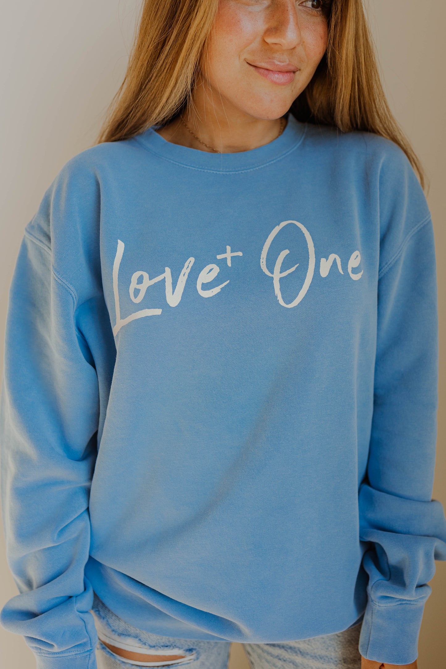 Sky Blue Crew Sweatshirt