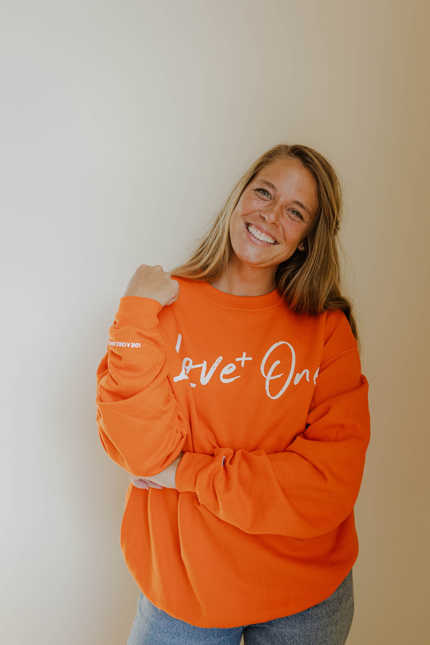 Orange Crew Sweatshirt