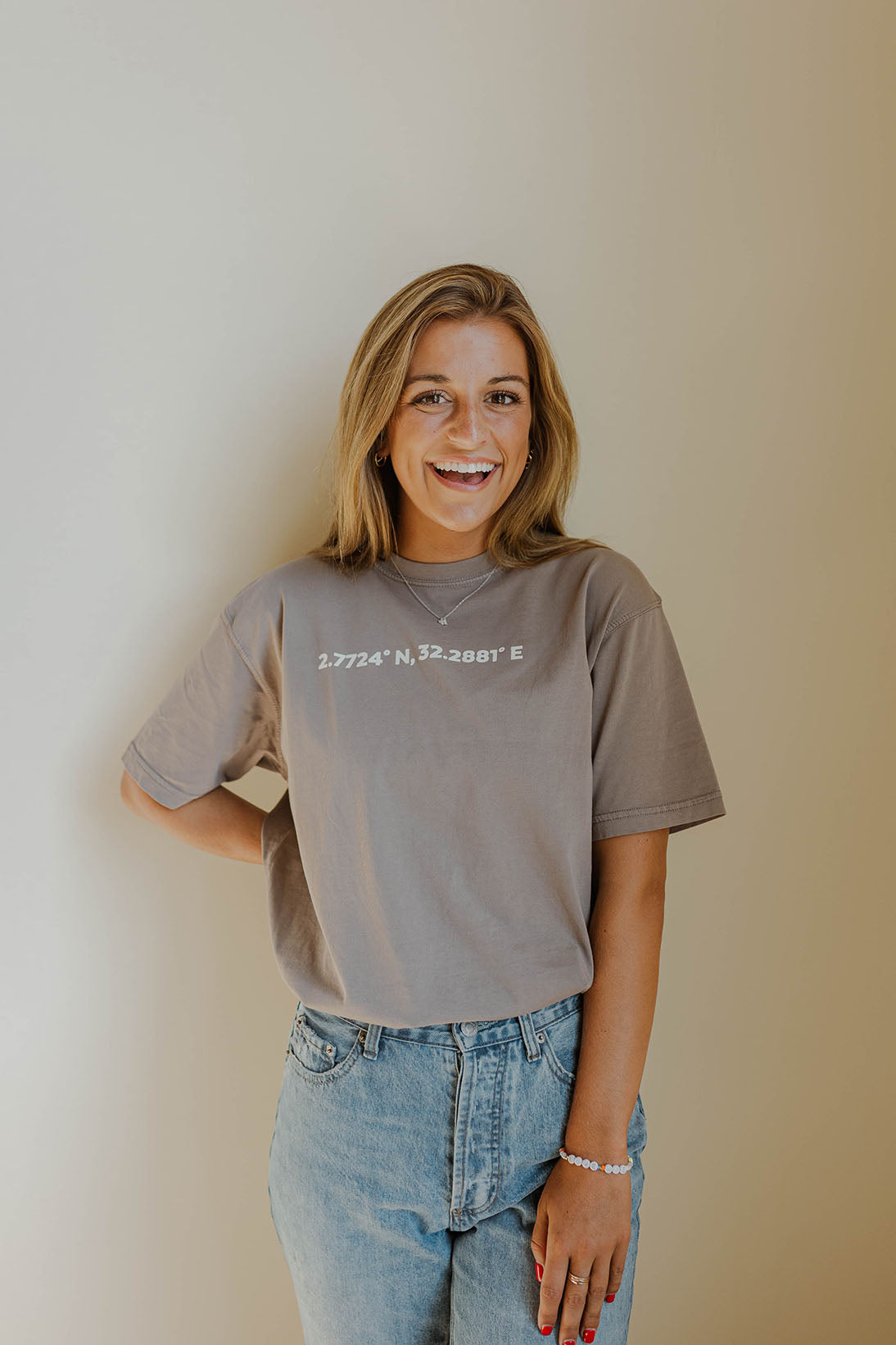 Coordinates Tee in Cinder