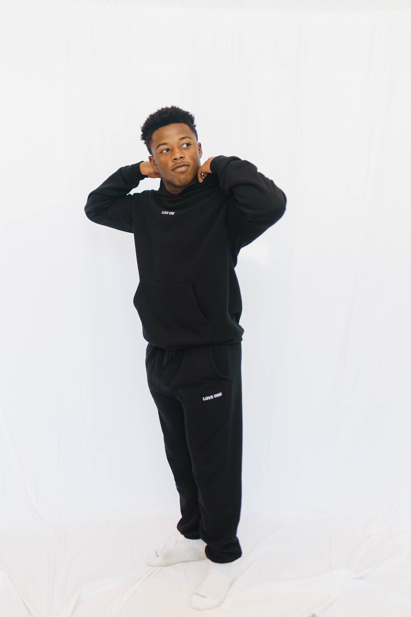 Tribe Kelley Black Drawstring Joggers