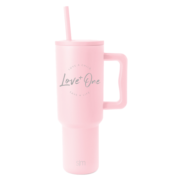 40 oz Trek Tumbler - Blush Pink