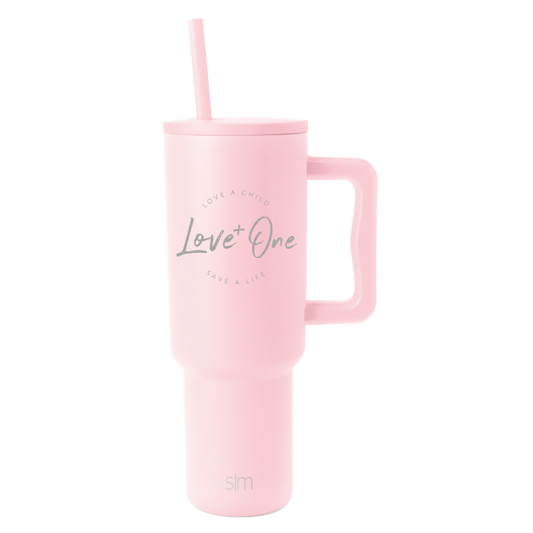 40 oz Trek Tumbler - Blush Pink