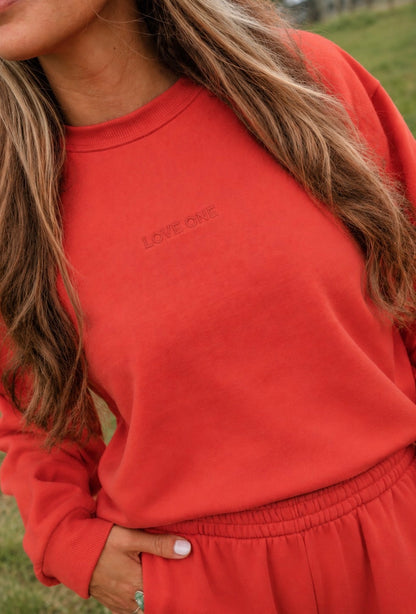 Butter Crewneck - Poppy