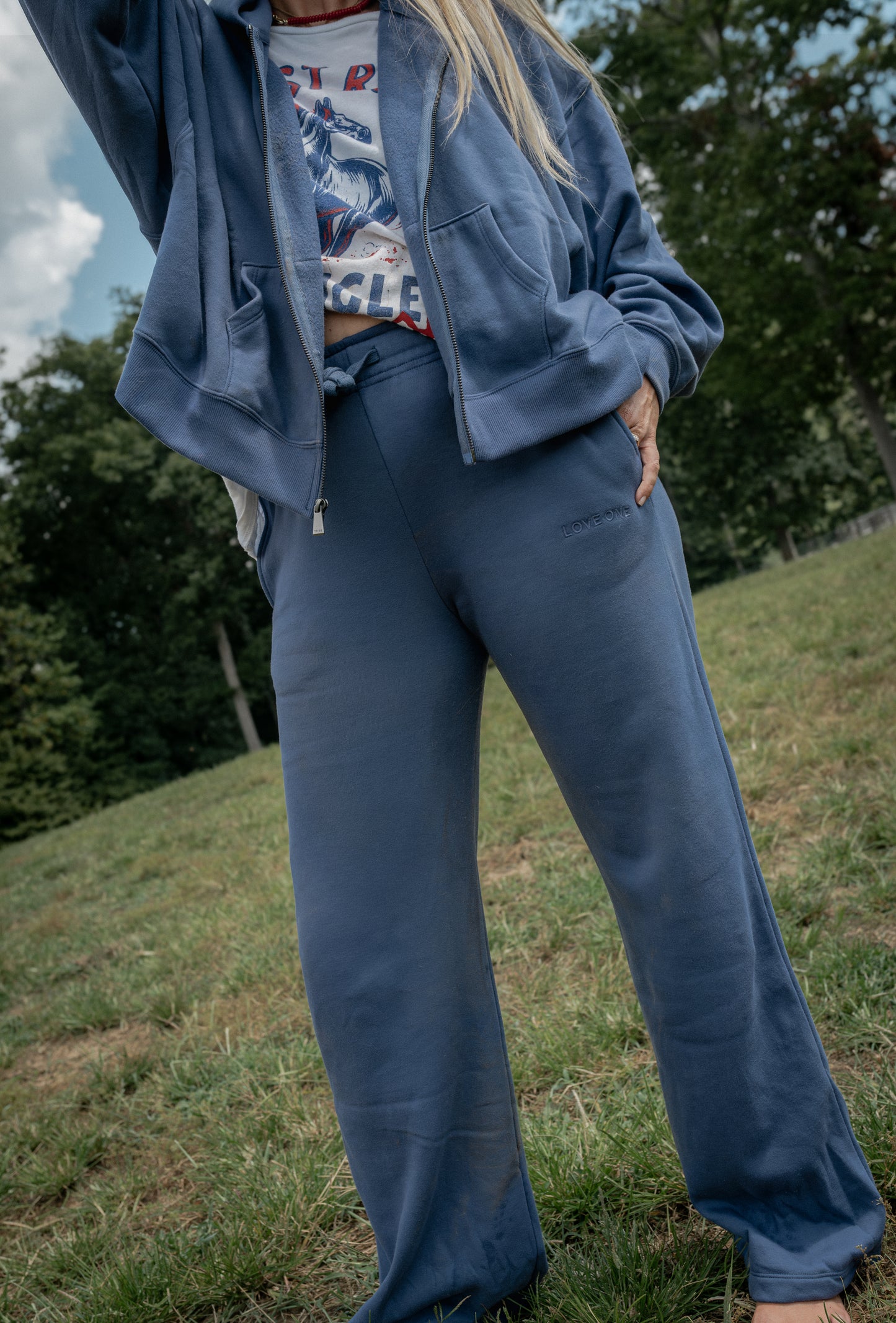 Butter Wide Leg Pants - Navy