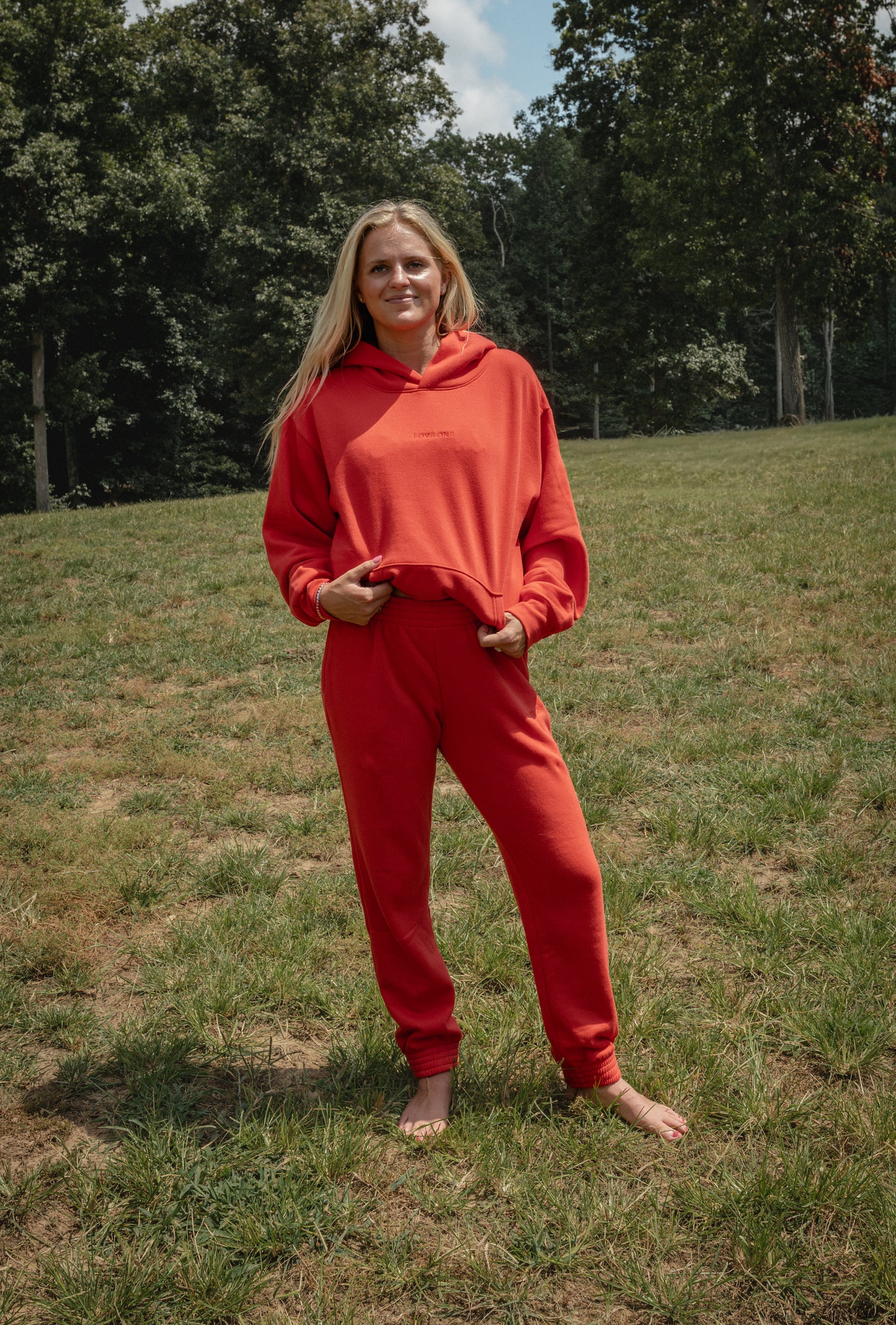 Butter Joggers - Poppy