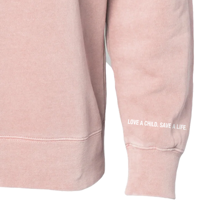 Dusty Pink Crew Sweatshirt