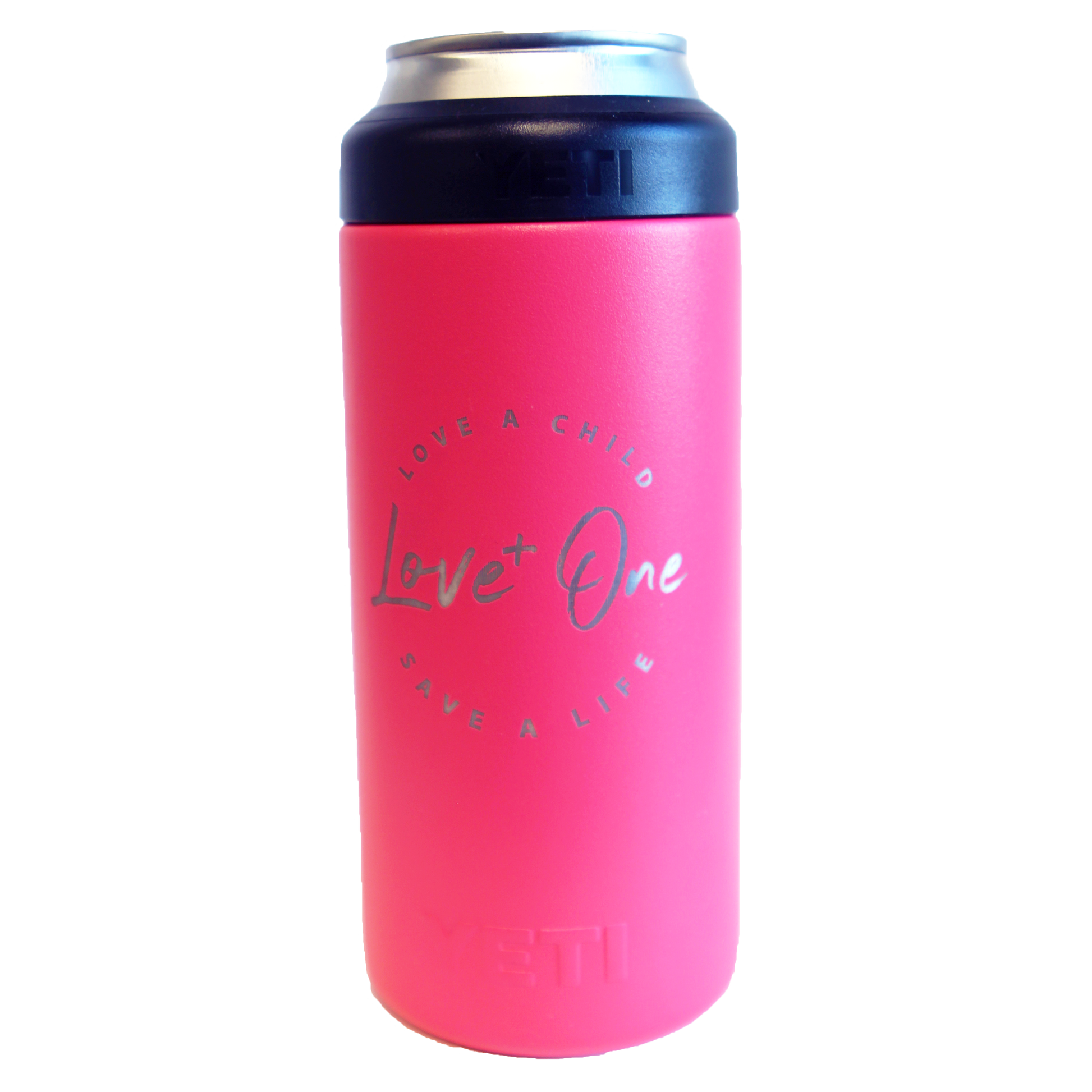 Yeti Rambler 12 oz Colster Slim Can Insulator Bimini Pink – Love One Store