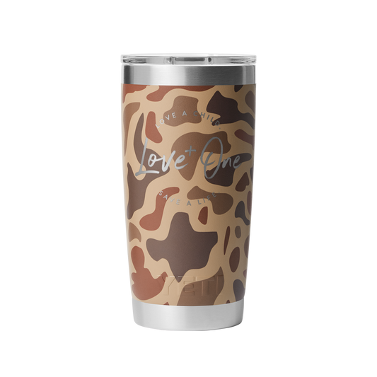 Yeti Rambler 20 oz Tumbler Camo