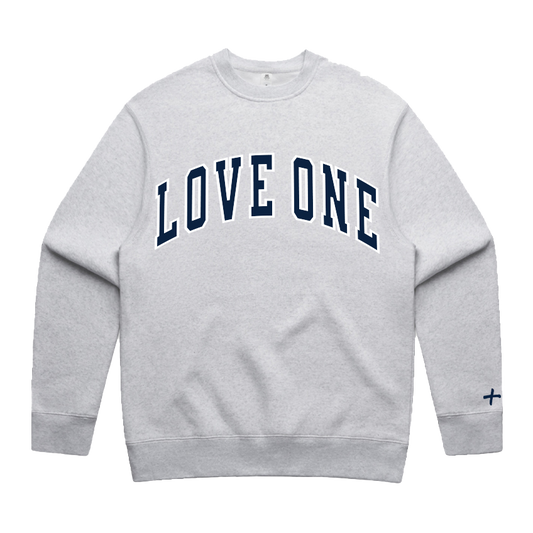 Love One International Embroidered Crewneck