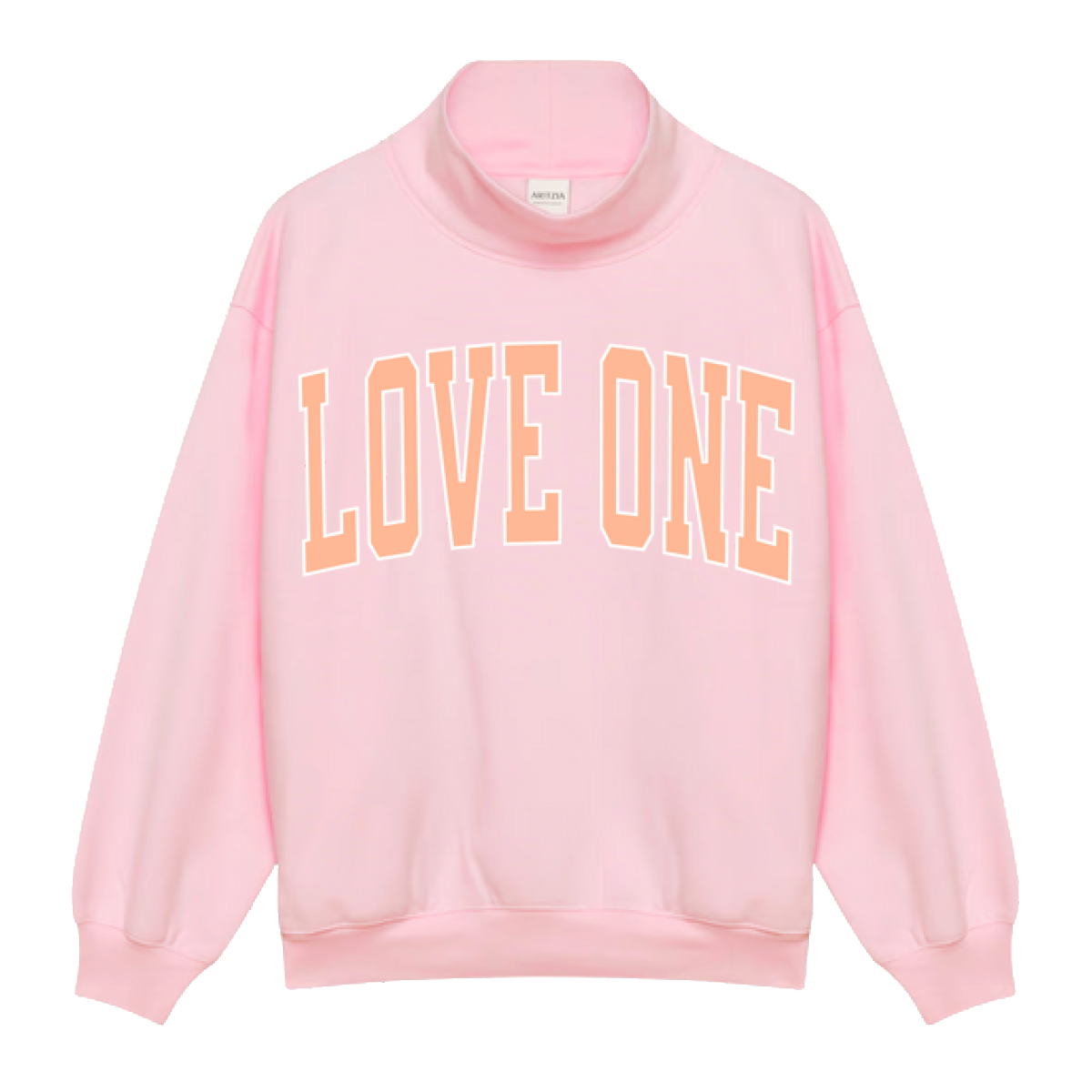 Love One Mock Turtleneck - Pink