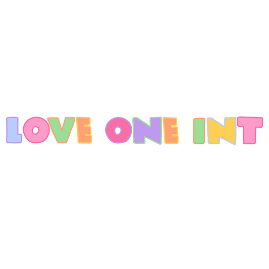 Love One Int Sticker