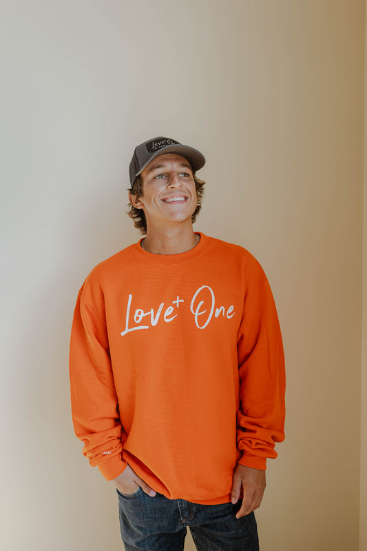 Orange Crew Sweatshirt