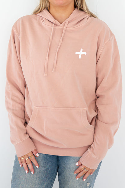 Dusty Pink Graphic Hoodie